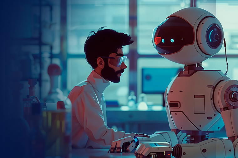 AI and Automation Experts Illustration